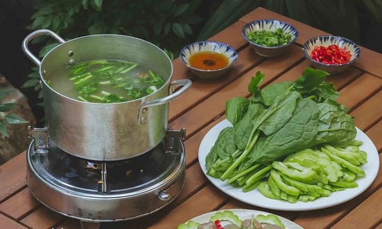 Set Lẩu Khổ Qua &Cá Thác Lác, Giá 369K - Quán Bụi Garden Ngô Quang Huy1