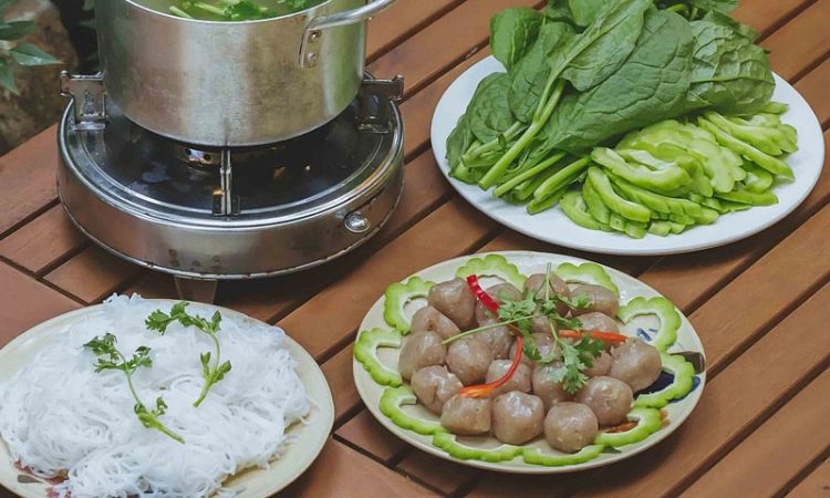 Set Lẩu Khổ Qua &Cá Thác Lác, Giá 369K - Quán Bụi Garden Ngô Quang Huy2