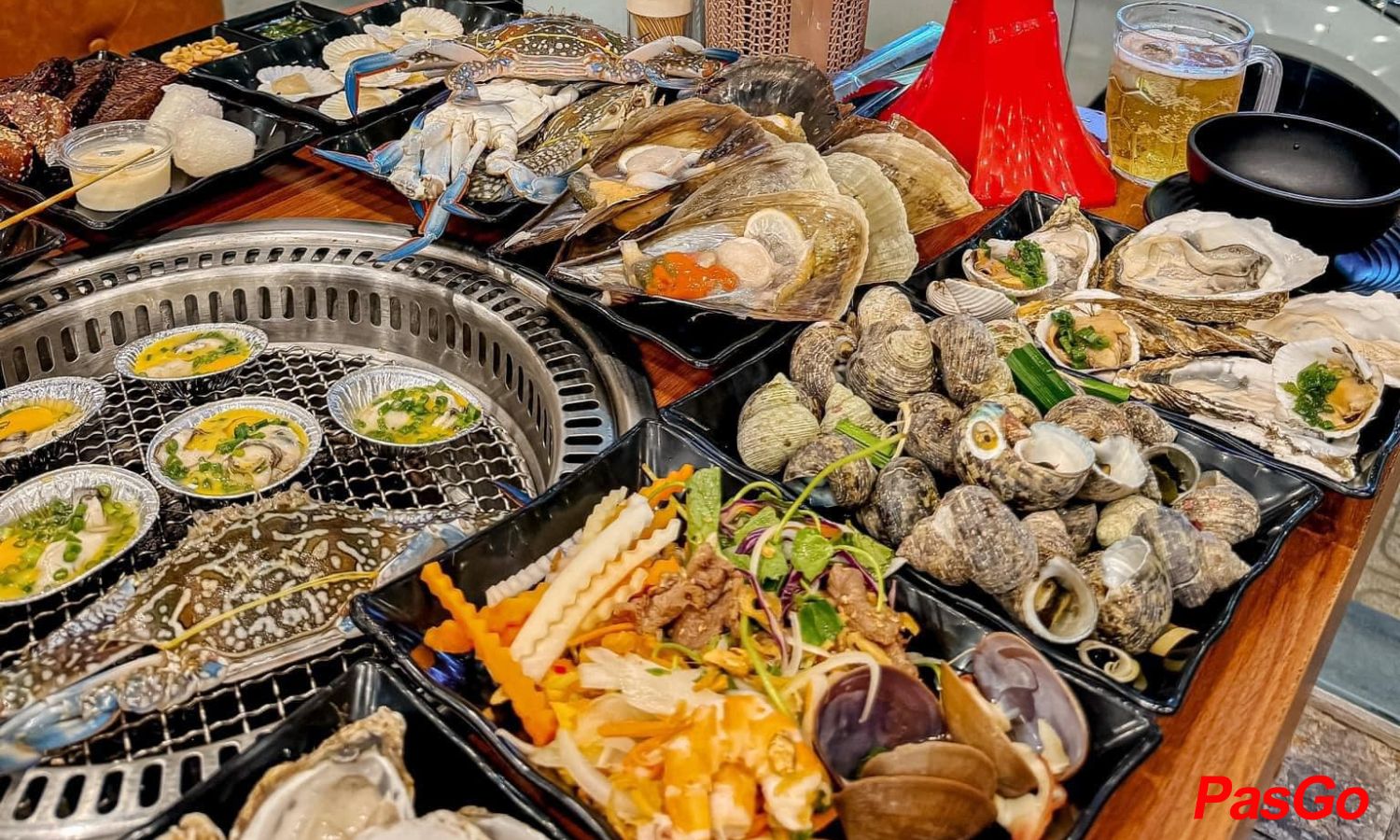 Suất Buffet Hải Sản Lẩu & Nướng, Giá 329K3