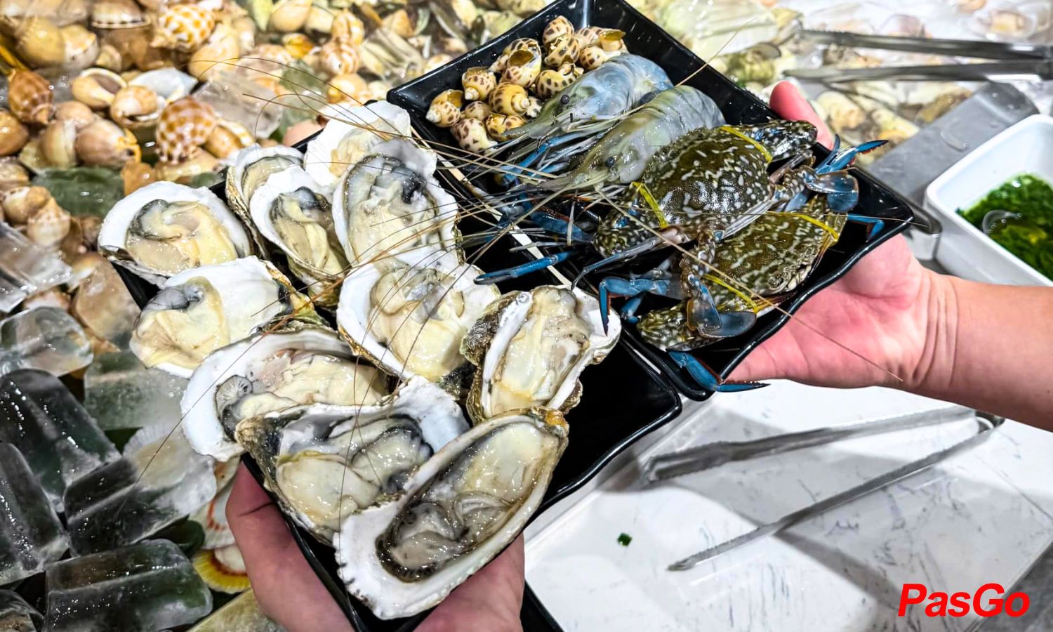 Suất Buffet Hải Sản Lẩu & Nướng, Giá 299K2