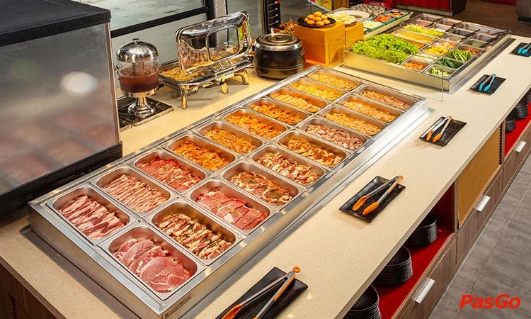 Suất Buffet Nướng Lẩu T2-CN, Giá 359K - Aka House Đường D26