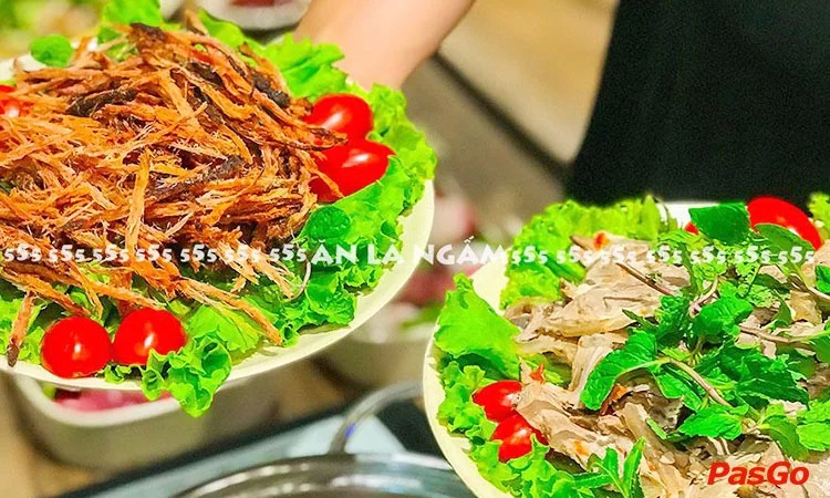 FREE rau nhúng và mỳ tôm5