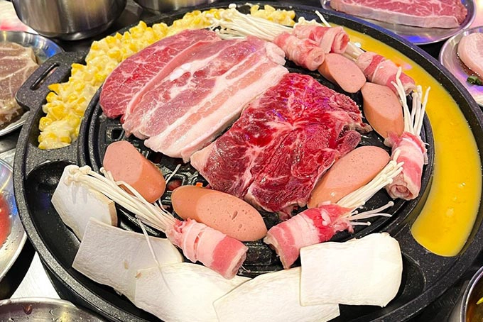 Suất Buffet Nướng Lẩu T2-CN, Giá 299K - BosSam BBQ Huỳnh Thúc Kháng4