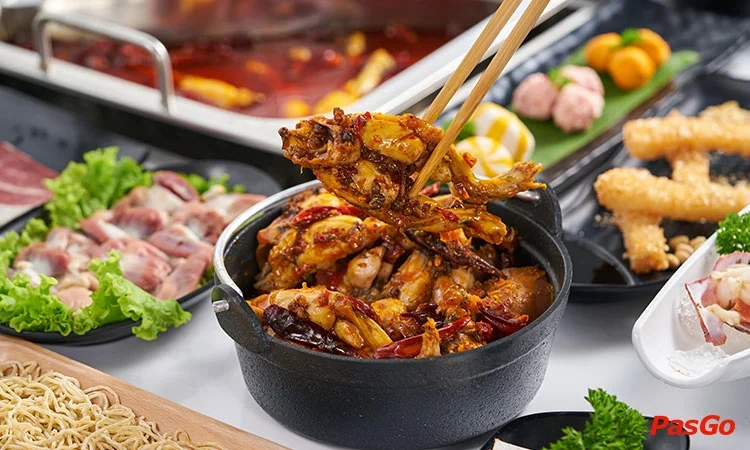 Suất Buffet Lẩu T2-T6, Giá 258K4