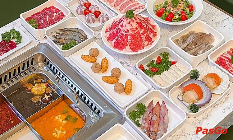 Suất Buffet Lẩu T2-CN, Giá 248K1
