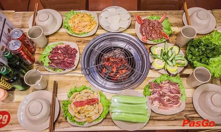 Suất Buffet Nướng T2-CN, Giá 129K2