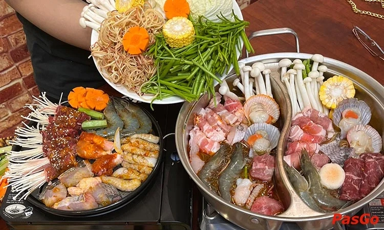 Suất Buffet Lẩu T2-CN, Giá 149K4
