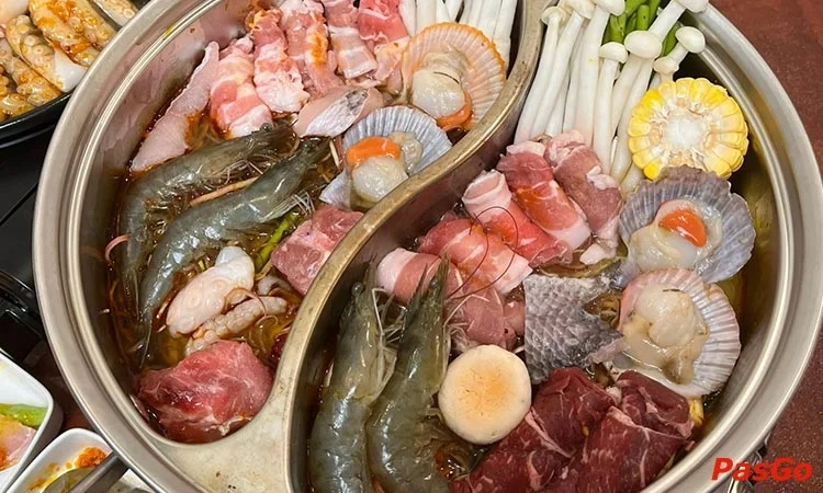Suất Buffet Nướng Lẩu Hải Sản Cao Cấp T2-CN, Giá 229K6
