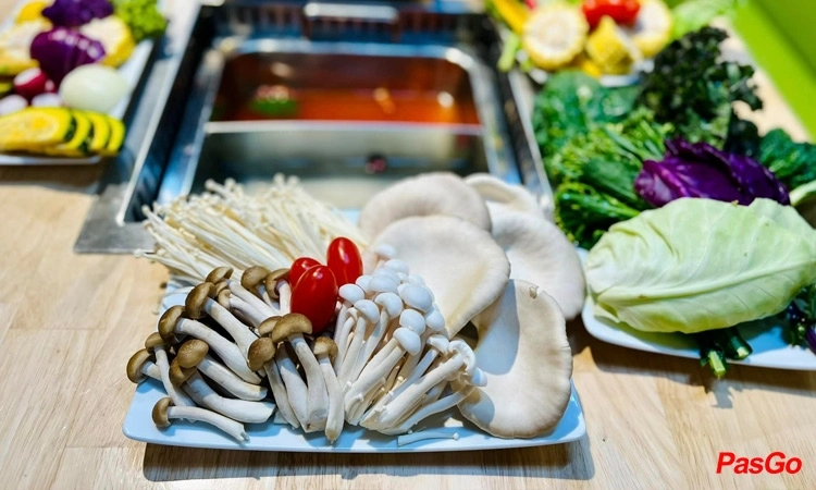 Suất Buffet Lẩu Rau T2-CN, Giá 155K4