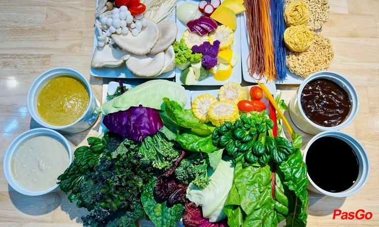 Suất Buffet Lẩu Rau T2-CN, Giá 155K3
