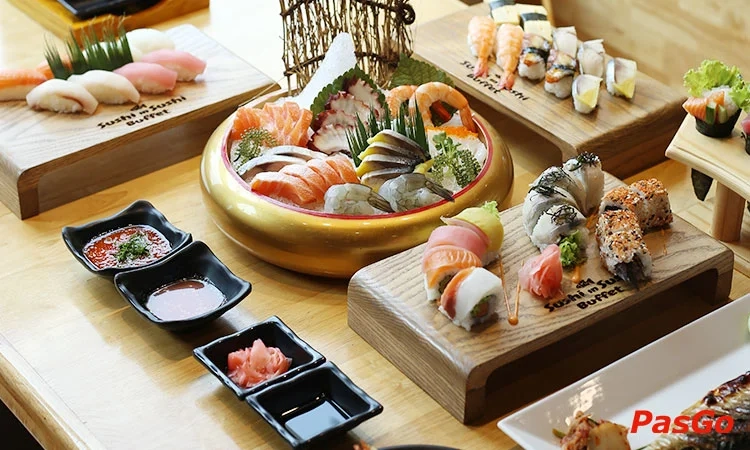 Suất Buffet Sushi Trưa T2-T6, Giá 199K1