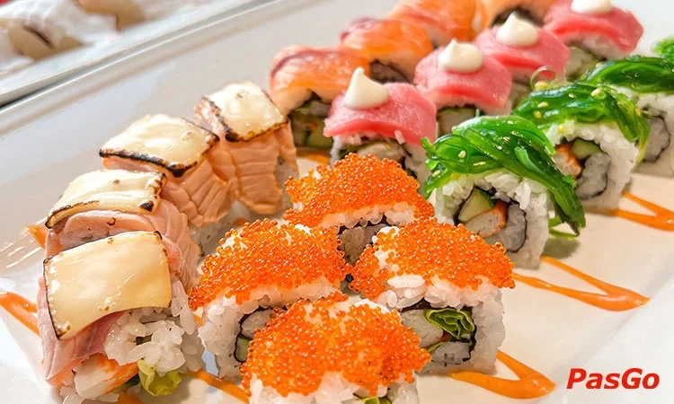 Suất Buffet Sushi Trưa T2-T6, Giá 199K3