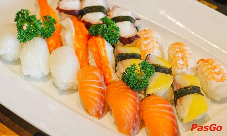 Suất Buffet Sushi Trưa T2-T6, Giá 199K6