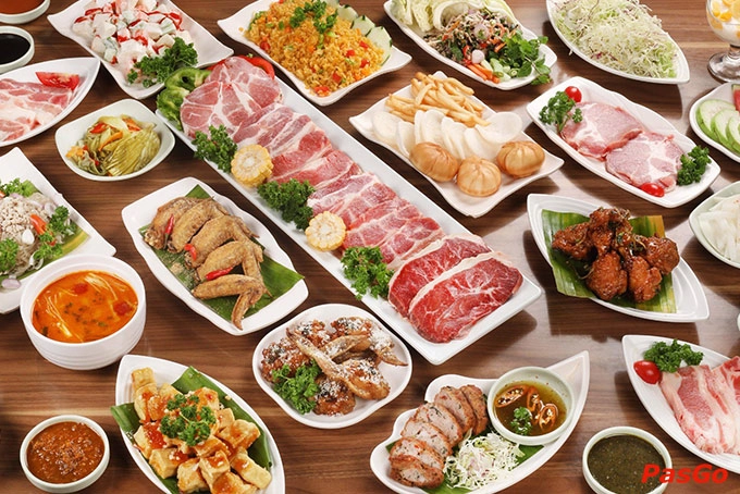 Suất Buffet Nướng Lẩu T2-T6, Giá 369K8