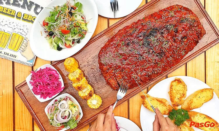 T2: GIẢM 50% Sườn nướng BBQ vị bất kỳ 4