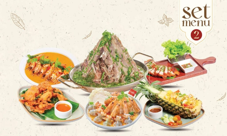 Set Menu T2-CN, Phù Hợp 3-4 Người - Chill Thái Cô Giang2