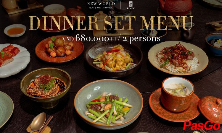 Set Dinner: 680.000 ++/Set/ 2 Khách Gọi 6 Món