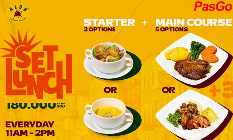 Set Lunch T2 - CN 11h00 - 14h002