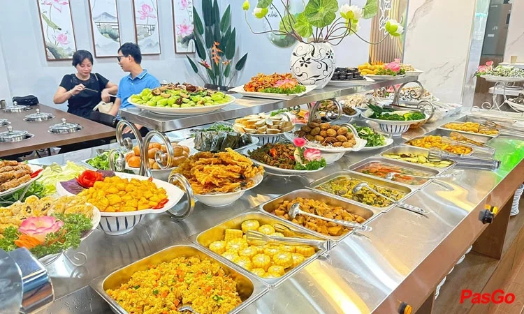 Suất Buffet Chay T2-CN, Giá 120K6