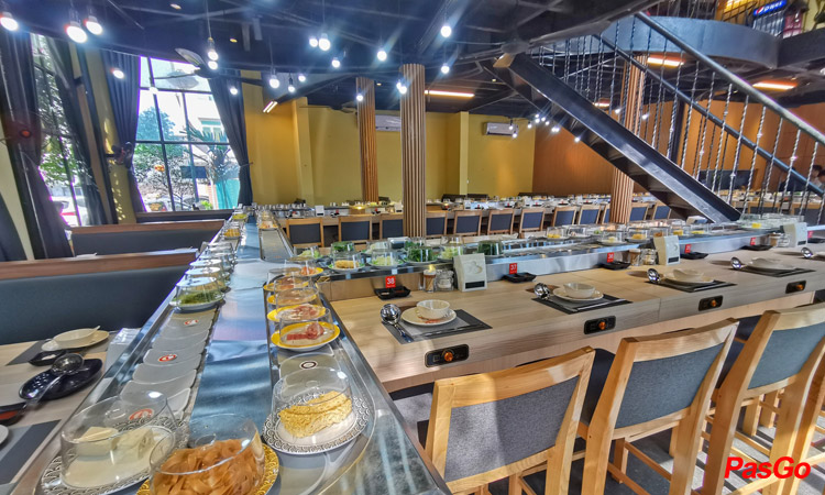 Suất Buffet Lẩu Băng Chuyền T2-CN, Giá 169K4