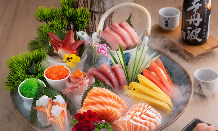 Suất buffet Hasu T2->CN, giá 459k