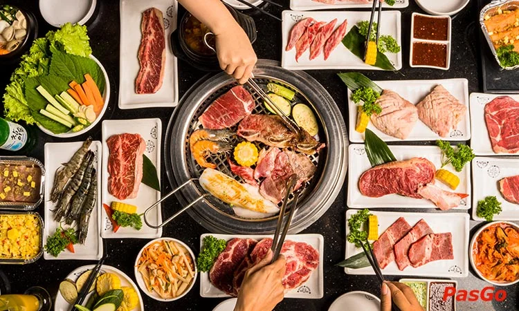 Suất Buffet Nướng Lẩu T2-CN, Giá 449K  - King BBQ Ocean Park