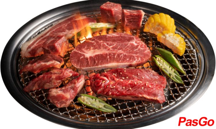 Suất Buffet Nướng Lẩu T7-CN, Giá 369K 