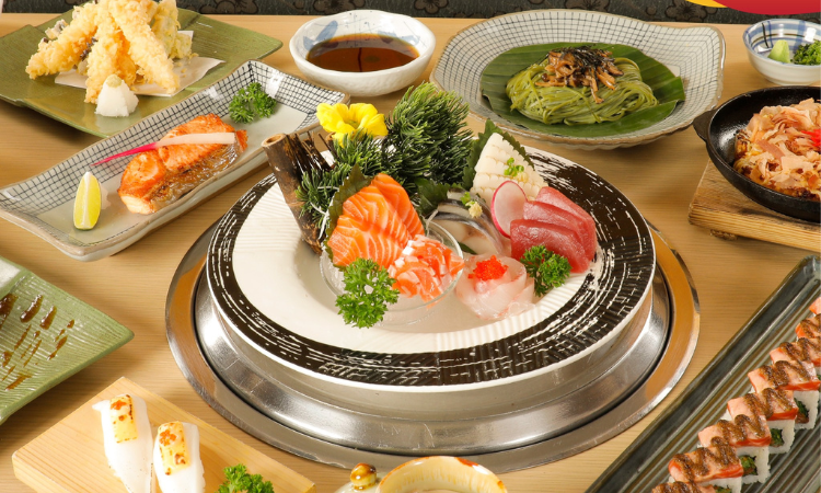 Suất buffet Sakura T2->CN, giá 599k