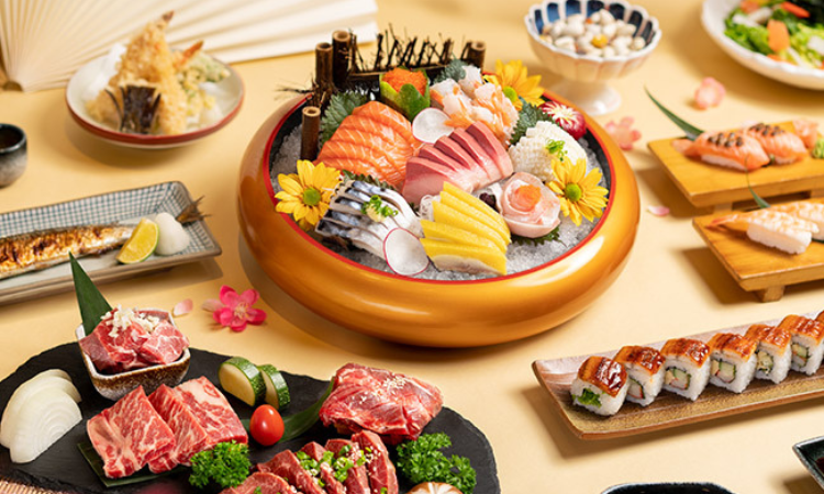 Suất Buffet Sakura T2-CN, Giá 569K - iSushi Thái Hà