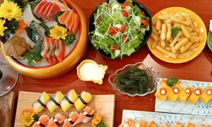 Suất Buffet Sushi & Sashimi, Giá 399K - Wabi Sabi Sushi Tô Hiến Thành
