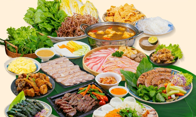 Set Sum Vầy, Giá 1.540K - Bò Tơ Quán Mộc Võ Oanh1