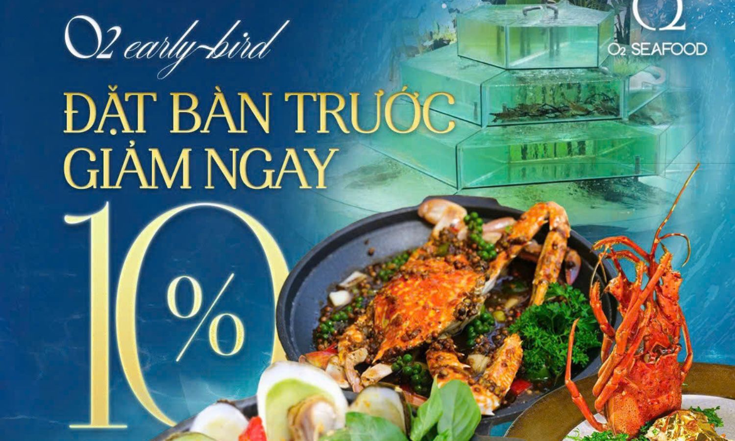 GIẢM 10% hóa đơn trước thuế, yêu cầu đặt bàn trước 3 tiếng1