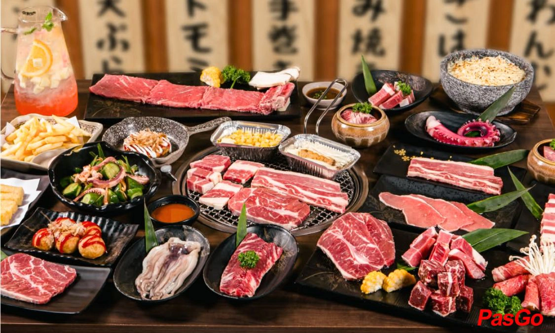 Buffet Nướng Lẩu Takara T2->T6: 479K, T7-CN: 499K2