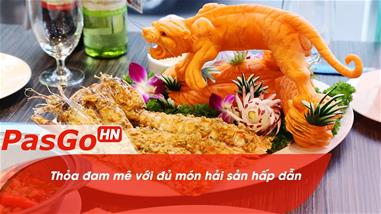 Bể chứa hải sản tươi sống cho thực khách lựa chọn