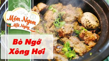 Bò ngớ xông hơi