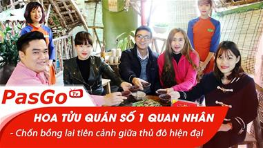 Hoa Tửu Quán số 1 Quan Nhân - Chốn bồng lai tiên cảnh giữa thủ đô hiện đại