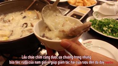 Lẩu cháo chim thơm ngon, bổ dưỡng tại nhà hàng Chen by Namchen
